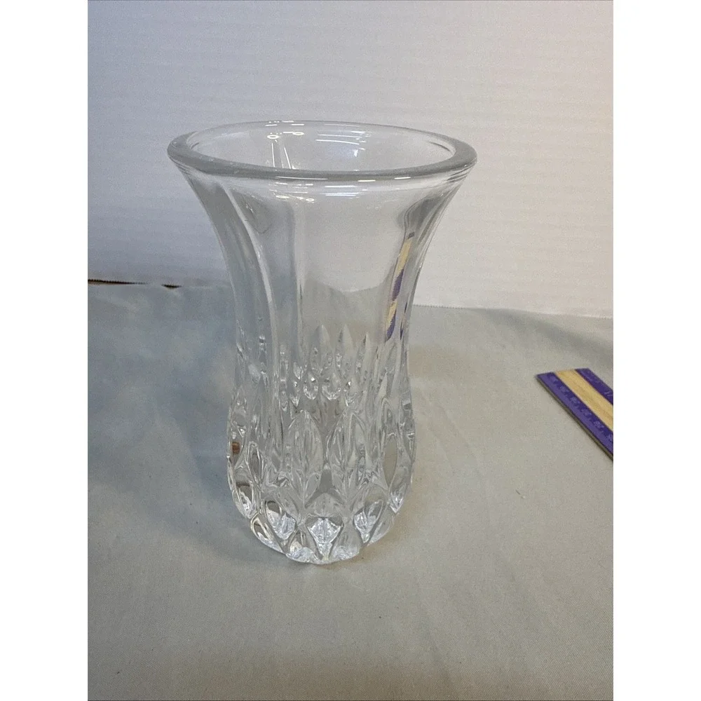 Vintage Gorham Crystal Althea Flower Vase 5.5
